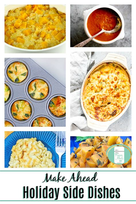 The Best Holiday Side Dishes to Make Ahead - Freezer Meals 101