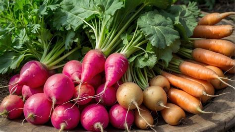 Premium Photo | Organic root vegetables freshly harvested