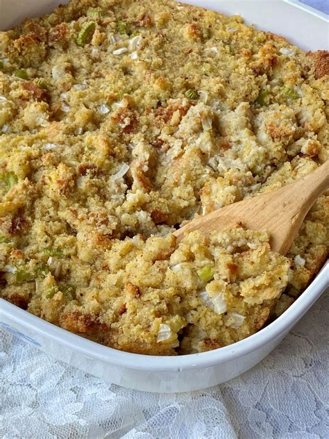 Southern Cornbread Dressing - The Southern Lady Cooks