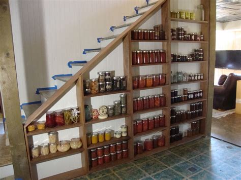 DIY rustic pantry shelves for home canning storage?