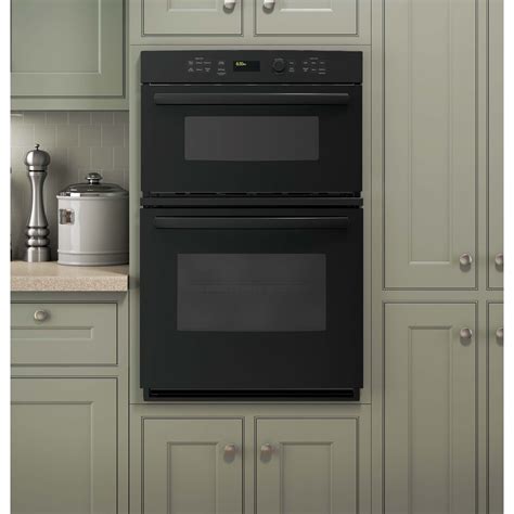 GE Appliances JK3800DHBB 27 Inch Electric Double Wall Oven/Microwave ...