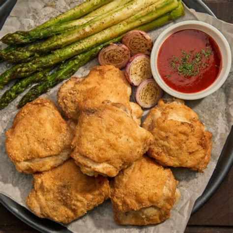 Air Fryer Chicken Thighs Recipe (Crispy, Juicy)