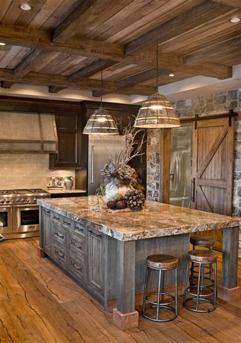 9 Enchanting Modern Rustic Kitchen Design Ideas With A Touch Of Nature