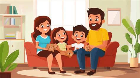 Pictures Of Happy Family Cartoon Characters - Infoupdate.org