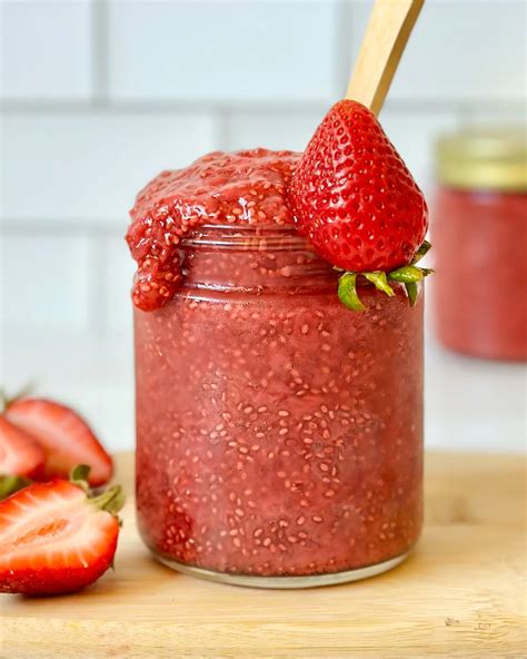 Homemade Strawberry Vanilla Jam - Claire Bear Bites