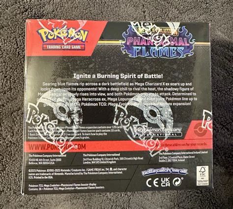 NEW SEALED POKÉMON Mega Evolution Phantasmal Flames Booster Display Box ...