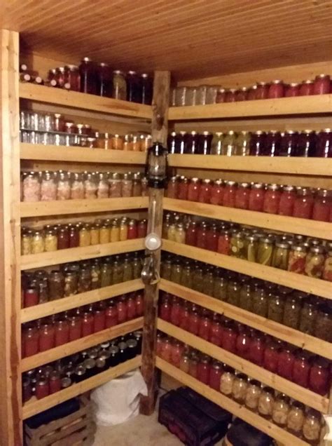 Organized Pantry with Canning Jar Storage