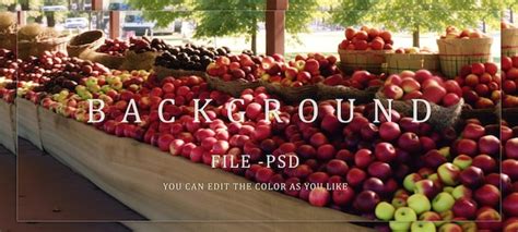 Abundant Harvest of Apples in a Rustic Setting | Premium AI-generated PSD