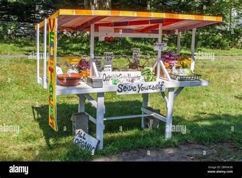 A rural roadside farm stand in Petersham, MA Stock Photo - Alamy