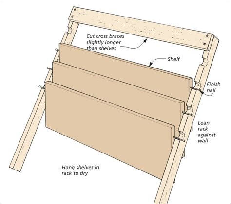 World Of Wood: Drying Rack for Shelves