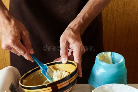 Cooking Process in the Kitchen Stock Image - Image of recipe, dinner ...