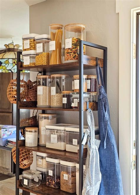 Pantry Open Shelves For The Kitchen - Making Manzanita