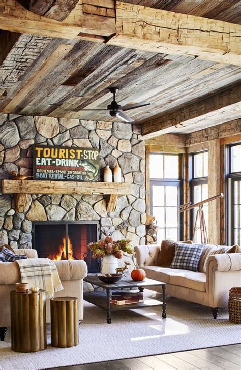 25 Rustic Living Room Ideas - Modern Rustic Living Room Decor and Furniture