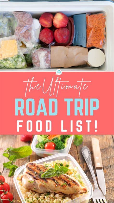 The best road trip food list meal ideas free meal planner – Artofit