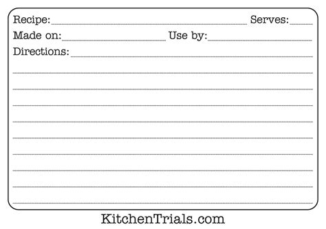 Freezer Labels | Kitchen Trials