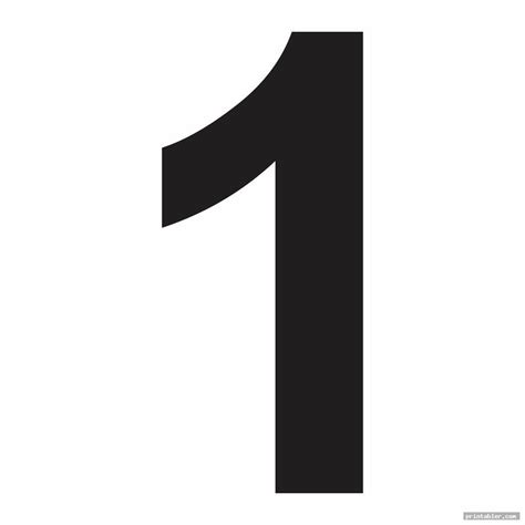 Large Numbers For Printing