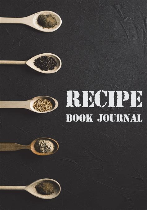 Recipe Book Journal: Recipe&amp;Note to Write In a Recipe Cooking Menu ...