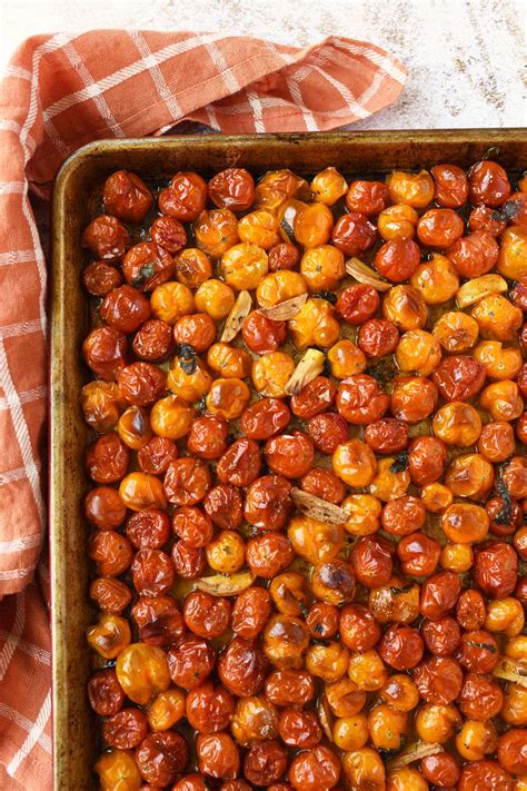 Flavorful Roasted Cherry Tomatoes - Sizzling Eats
