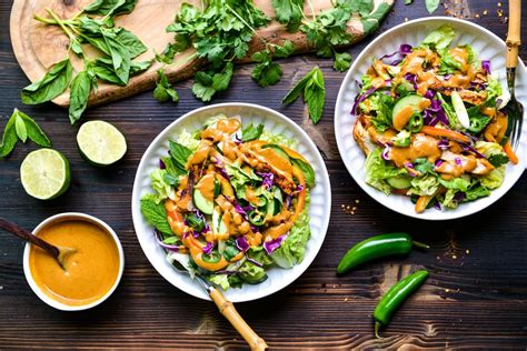 Grilled Thai Red Curry Chicken Salad | Nourishing Meals®