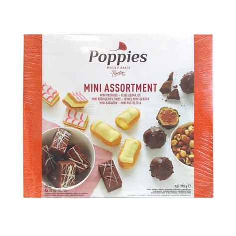 Poppies Mini Assortment Petits Fours 55 Piece – Millbrook Market Navan