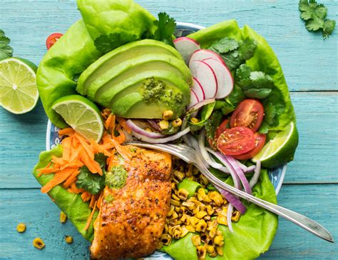 Maple Ancho Glazed Salmon Salad