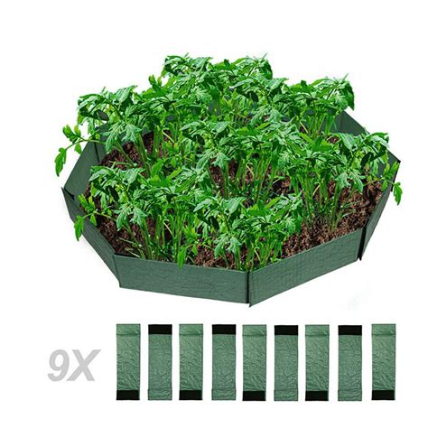 Garden Bed Long-lasting Green Garden Bed Edging Ra... – Vicedeal