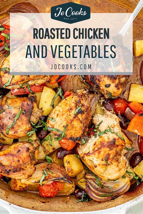 Baked Chicken And Roasted Vegetables Balsamic Chicken With Roasted
