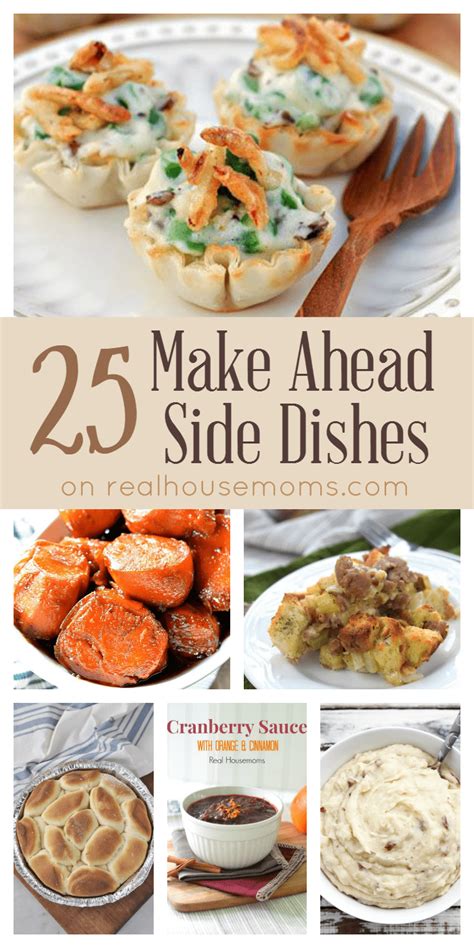25 Make Ahead Side Dishes ⋆ Real Housemoms