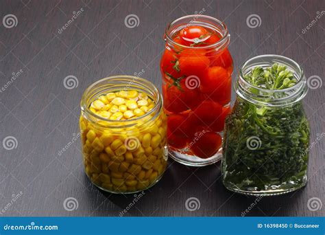 Jars with preserved food stock photo. Image of cocktail - 16398450