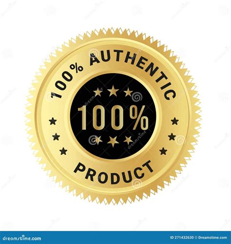 100 Authentic Logo