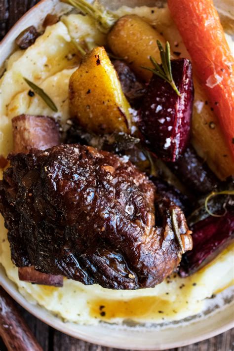 Braised Short Ribs with Roasted Root Vegetables - The Original Dish