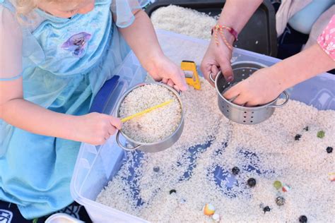 Cooking Themed Sensory Bin - Toddler Test Kitchen