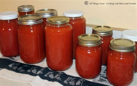 Homemade Tomato Sauce Canning Recipes