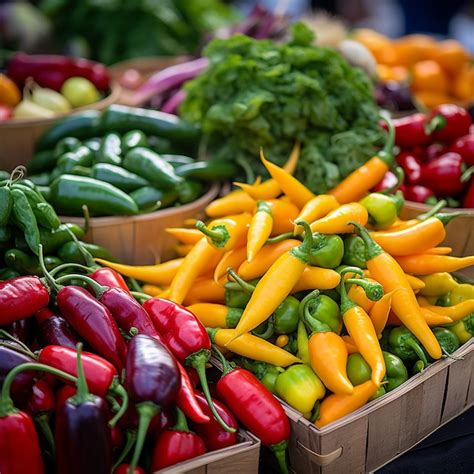 Premium AI Image | vibrant farmers market