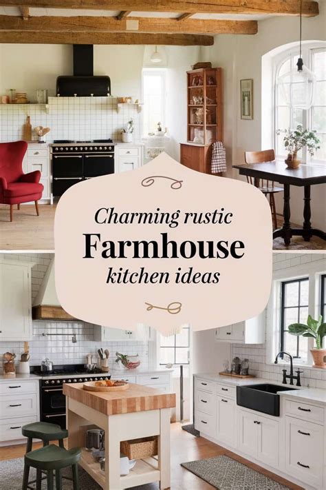 Charming Rustic Farmhouse Kitchen Ideas to Inspire Your Next DIY ...