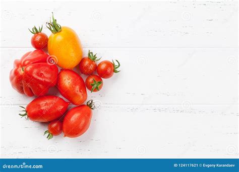 Fresh garden tomatoes stock image. Image of diet, healthy - 124117621
