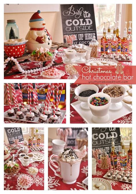 Christmas Hot Chocolate Bar (Your Homebased Mom) | Christmas hot ...