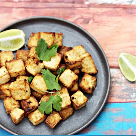 Crispy Lime and Garam Masala Tofu (Air Fryer or Baked) - Spice Chronicles