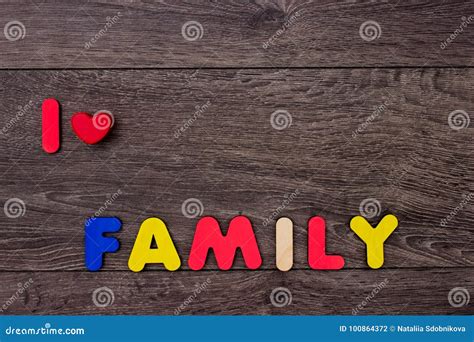 Word from wooden letters stock photo. Image of childhood - 100864372