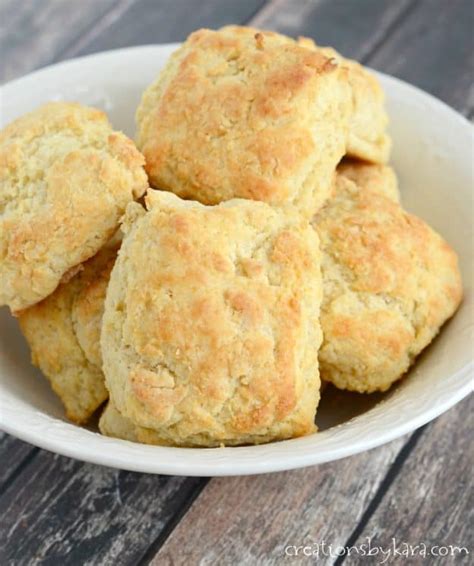 Super Easy Melted Butter Biscuits - Creations by Kara