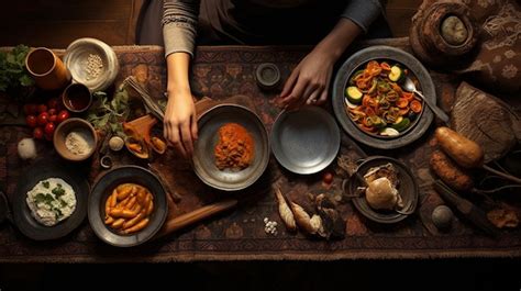 Premium Photo | Photos of enjoying local food