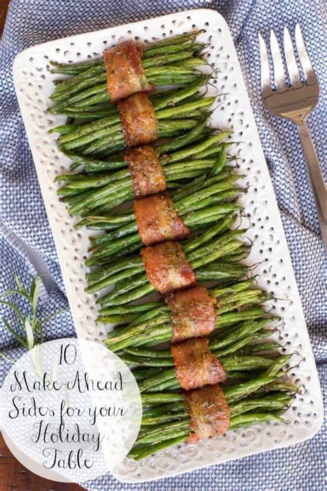 What real food holiday sides can be prepped ahead to save time?