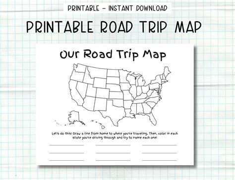 Best (FREE!) Printable Road Trip planner (Download it now &amp; get ...