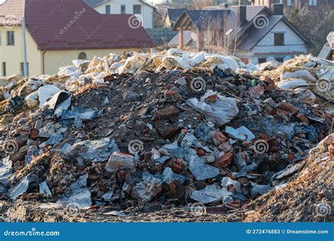 A Pile Of Garbage. Piled In A Heap Of Old, Rusty, Useless Things. Dump ...