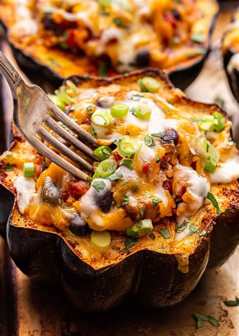 Southwest Stuffed Acorn Squash - Recipe Runner