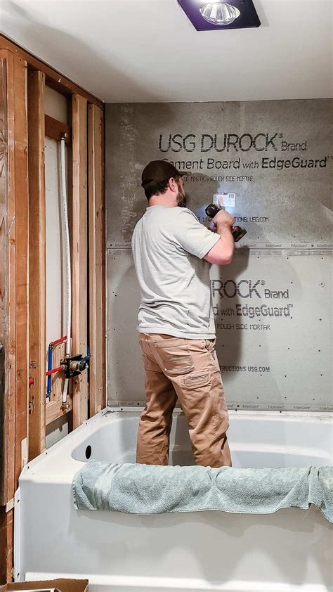 How To Install Durock Cement Board - Making Manzanita
