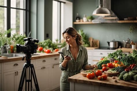 Premium Photo | Food content creator