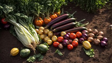 Premium Photo | Various vegetables in the garden