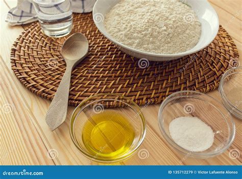 Healthy Ingredients Prepared for Cooking Stock Image - Image of ...