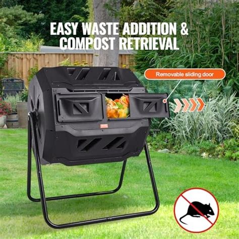 VEVOR 43-Gal Dual Chamber Compost Bin Review: Efficient Composting Made ...